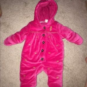 Juicy couture infant snow suit